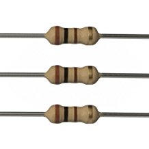 Resistors 100 Ohm 1/4W 5% Carbon Film