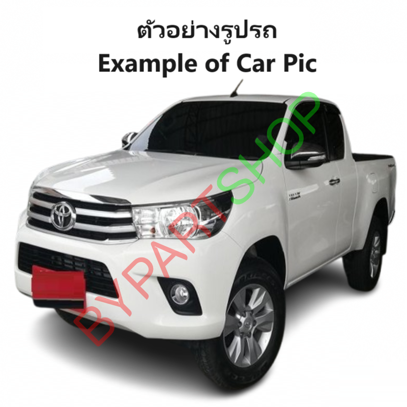 หน้ากระจัง TOYOTA REVO(รีโว่) โฉมแรก คิ้วชุบโครเมียม(ตามรูป) ไม่มีโลโก้ โฉมปี2015-2017 (รหัส:REVO'15 คิ้วชุบ)