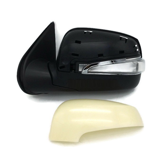 กระจกมองข้าง ISUZU D-MAX(ดีแม็ก) รุ่นปรับ+พับไฟฟ้า มีไฟเลี้ยวยาว 7สาย สีพื้น(งานไม่ทำสี) ปี2007-2011 -ราคาต่อข้าง-