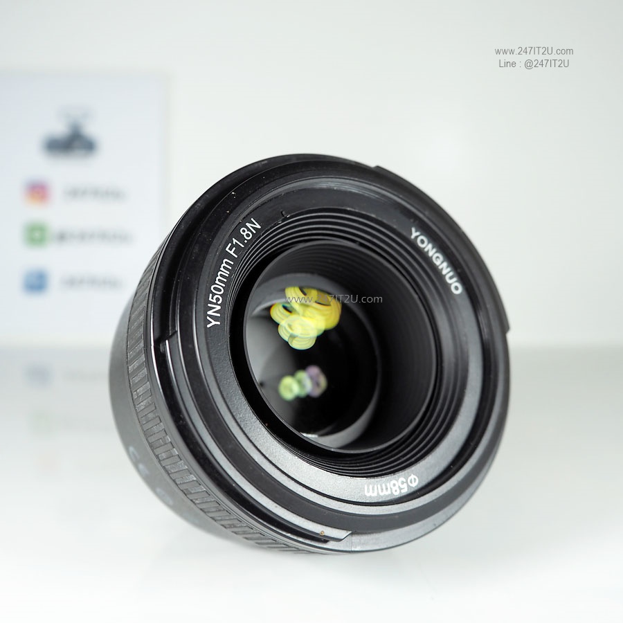 Yongnuo 50mm f1.8N สำหรับกล้อง Nikon ยกกล่อง สีดำ