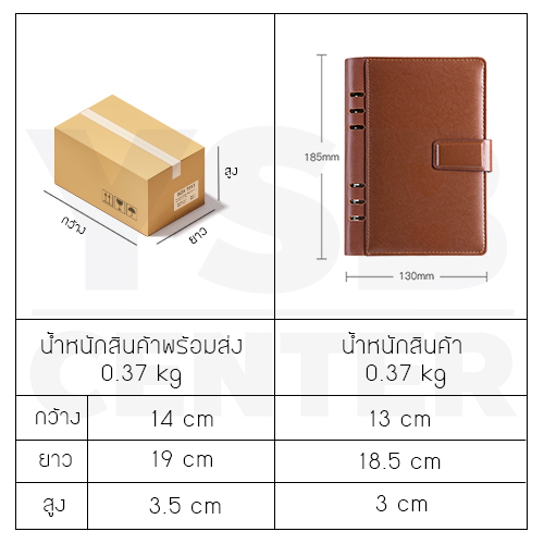 สมุดโน๊ต สมุดบันทึก ไดอารี่ สมุดเขียน A6 มีเส้น ตัวกระดาษถนอมสายตา พกพาง่าย