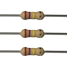 Resistors 270K Ohm 1/4W 5% Carbon Film