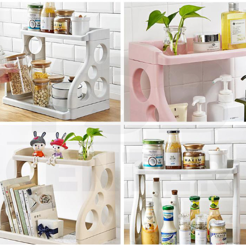 ชั้นวางของ ชั้นวางของในห้องครัว ชั้นวางของพร้อมที่เสียบมีด