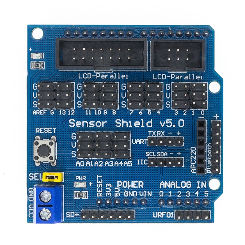 Arduino UNO R3 sensor shield V.5 expansion board