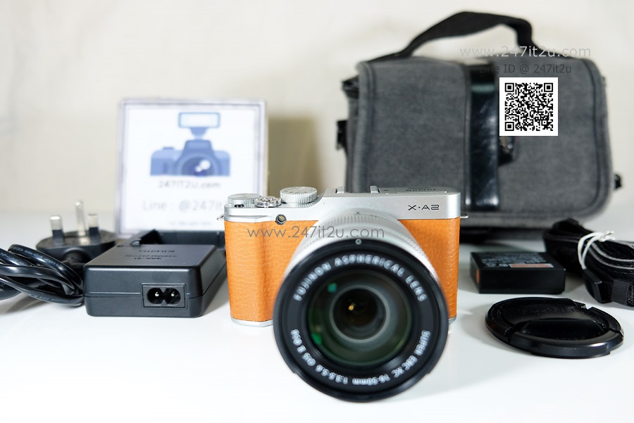 Fujifilm X-A2 พร้อมเลนส์ 16-50mm f3.5-5.6 สีน้ำตาล