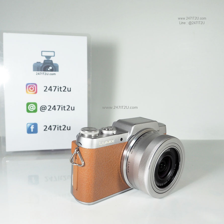 ขายกล้อง Panasonic GF7 + เลนส์12-32mm สี Brown ประกันศูนย์