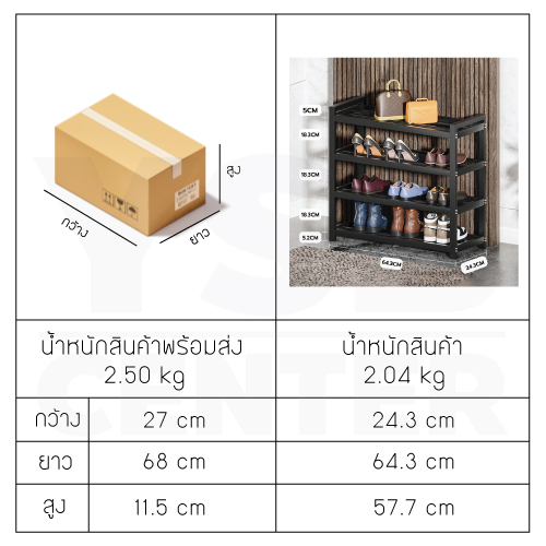 ชั้นวางรองเท้า แสตนเลสหนา ชุบสีดำ ชั้นวางสแตนเลสท่อแบบเหลี่ยม CB0202 - CB0203