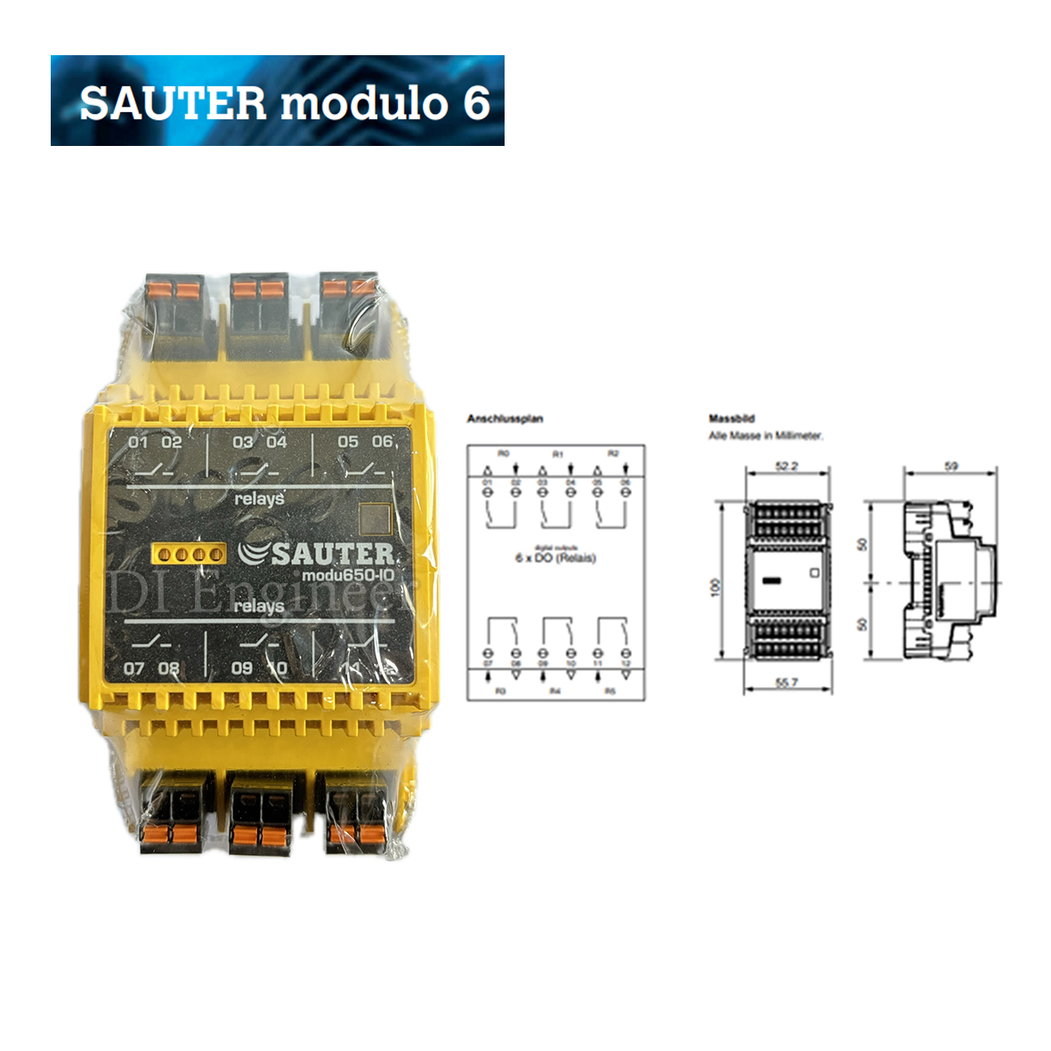 Sauter Solid State Overload/Relay EY6IO50F001