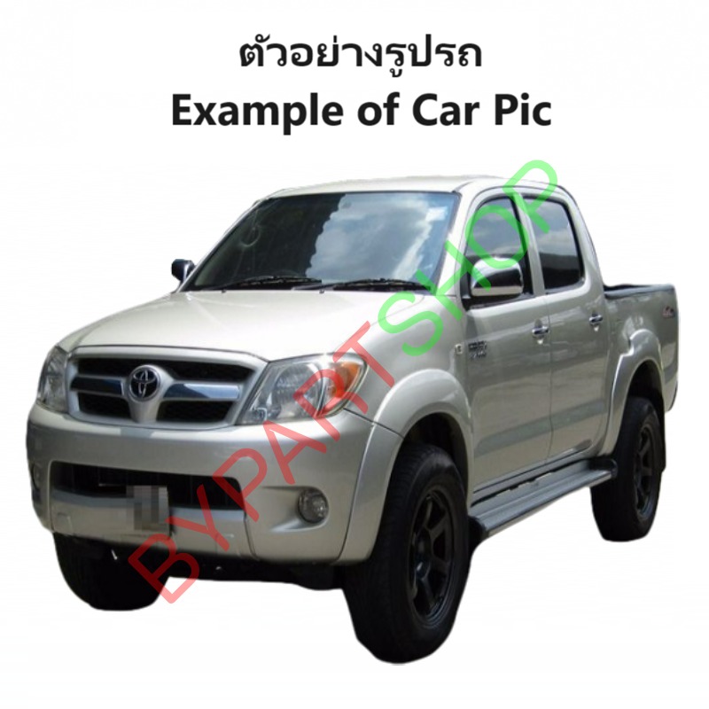 ฝาท้าย TOYOTA VIGO(วีโก้) รุ่นเปิดกลาง เจาะรูไฟเบรค เหล็กดำ(หนาเทียบแท้ ไม่ทำสี) ปี2004-2010 -กรุณาเลือกแบบ-