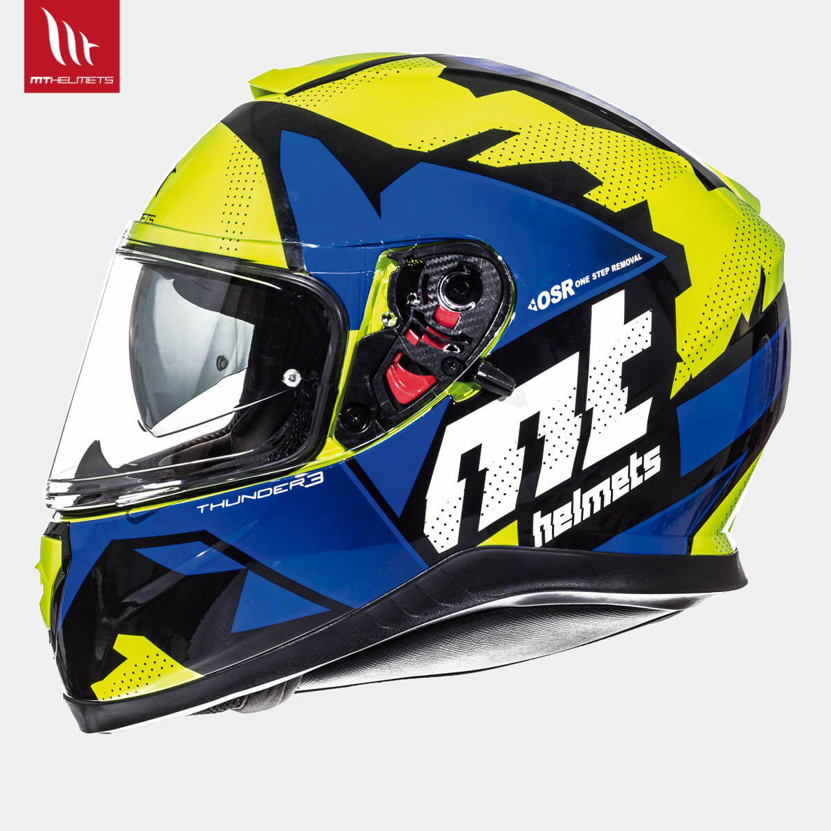 MT Thunder 3 SV Torn Gloss Fluor Yellow Blue