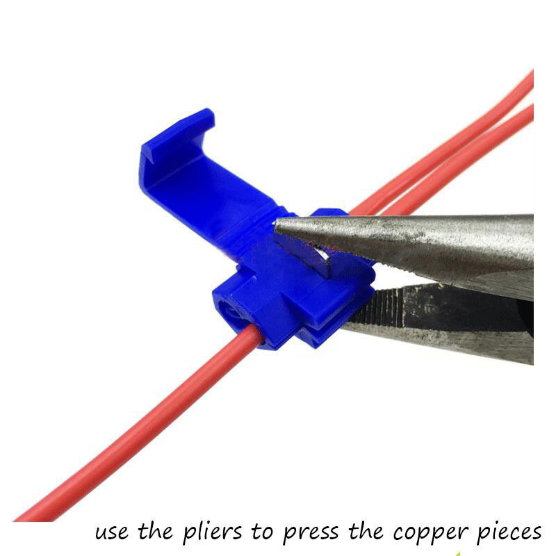 14 ชิ้น ตลับต่อสายไฟรถยนต์ AWG 18-14 (สีน้ำเงิน) 0.75-2.5 Sq.mm