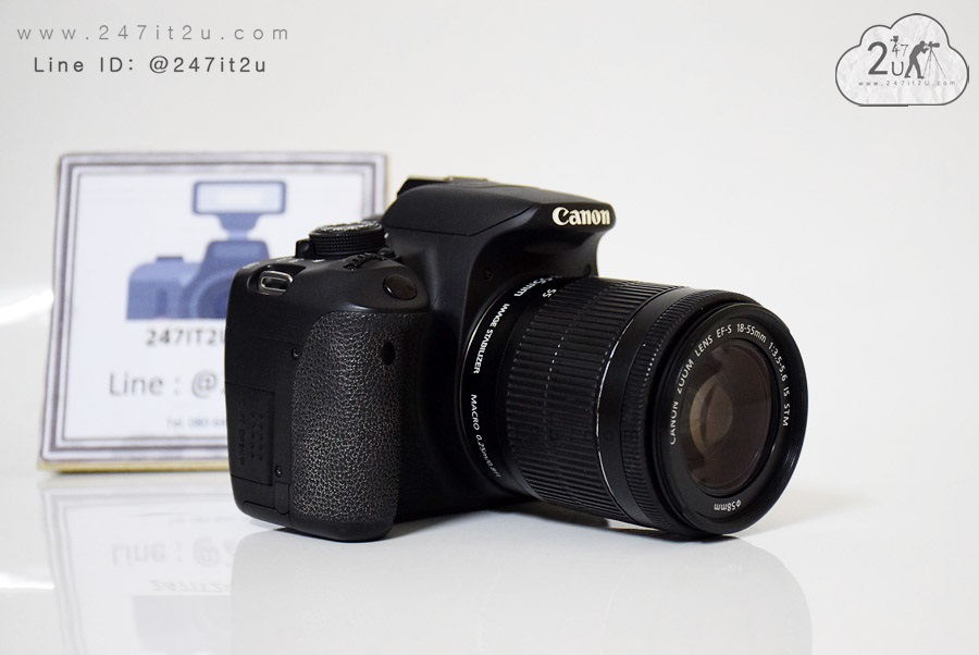 กล้อง Canon 700D +เลนส์ 18-55 mm is STM