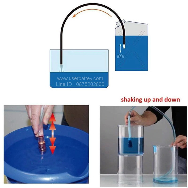 หัวดูดน้ำมัน กาลักน้ำ ท่อดูดน้ำมัน ตัวดูดน้ำมัน เครื่องดูดน้ำมัน ปั๊มดูดน้ำมัน ขนาด 4 หุน ใช้สายยางน้ำ 5 หุน siphon connector (ไม่รวมสายยาง)