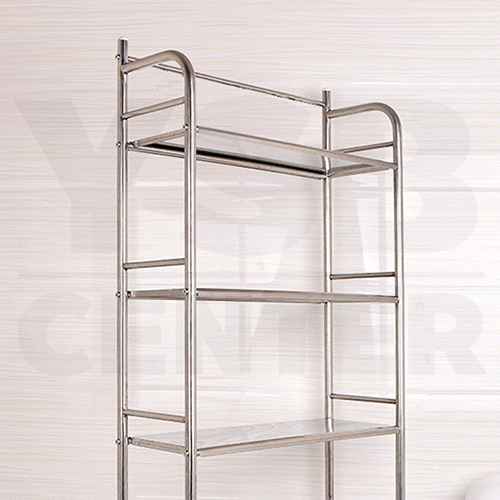 ชั้นวางของแสตนเลส อเนกประสงค์ในห้องน้ำ 3 ชั้น แบบวางบนชักโครก รุ่น CB0012-SS201-HC-019-3