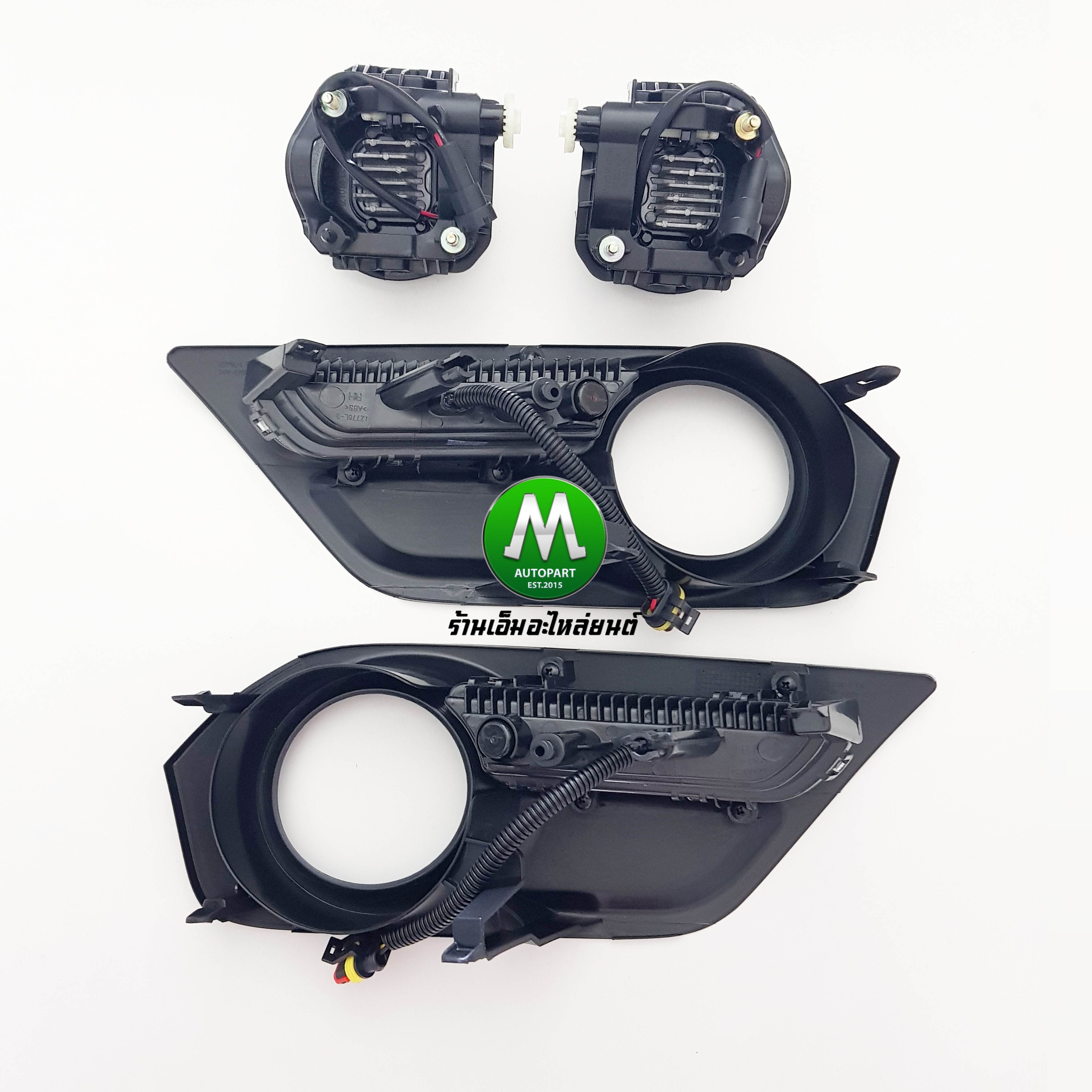 ไฟตัดหมอก ไฟสปอร์ตไลท์ โคม LED ISUZU MU-X MUX 2014 2015 2016 พร้อมฝาครอบเดย์ไลท์ ไฟเลี้ยว อีซูซุ มิวเอ็กซ์ รับประกันสินค้า 3 เดือน
