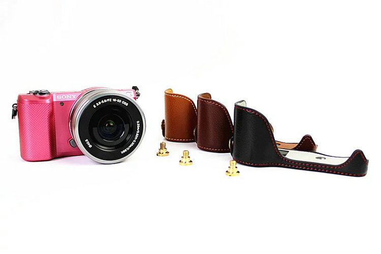 Bag Leather Case For sony A5100