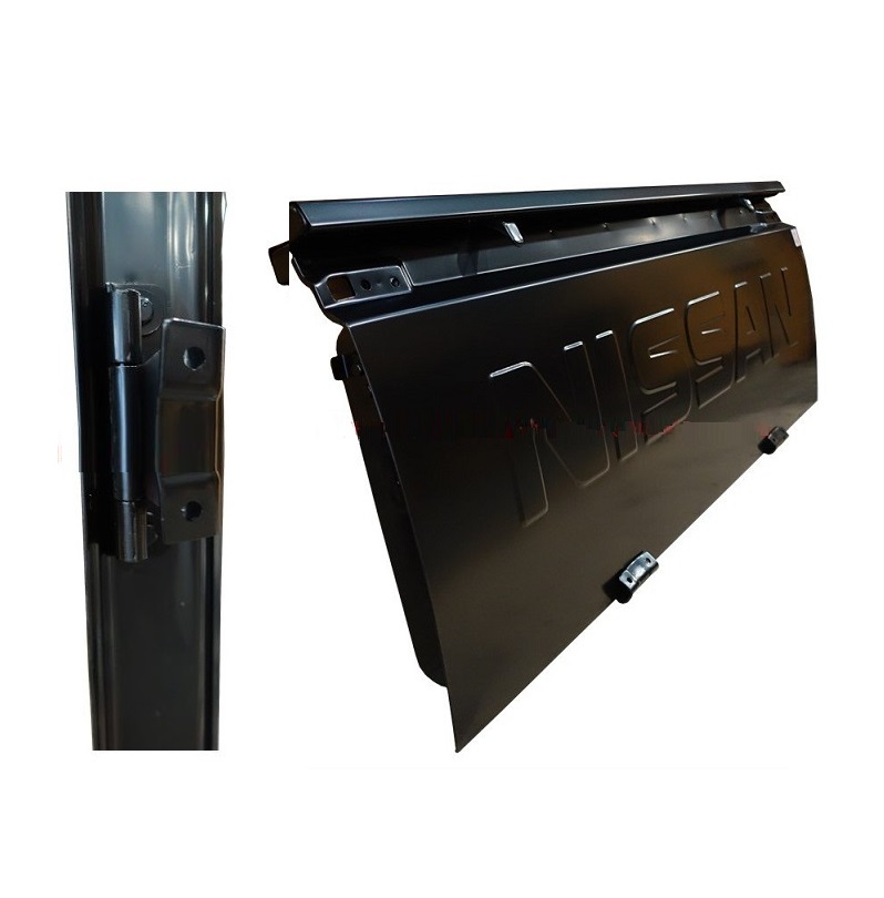 ฝาท้าย NISSAN NP300(เอ็นพี300) รุ่นตอนเดียว เปิดข้าง เหล็กดำ(หนาเทียบแท้ ยังไม่ทำสี) ปี2014-2020