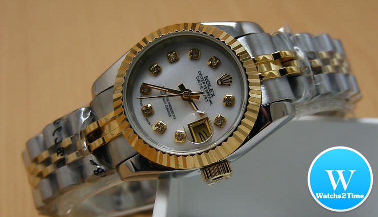 นาฬิกา Rolex Lady Datejust Jubilee Steel Yellow Gold 26 mm.
