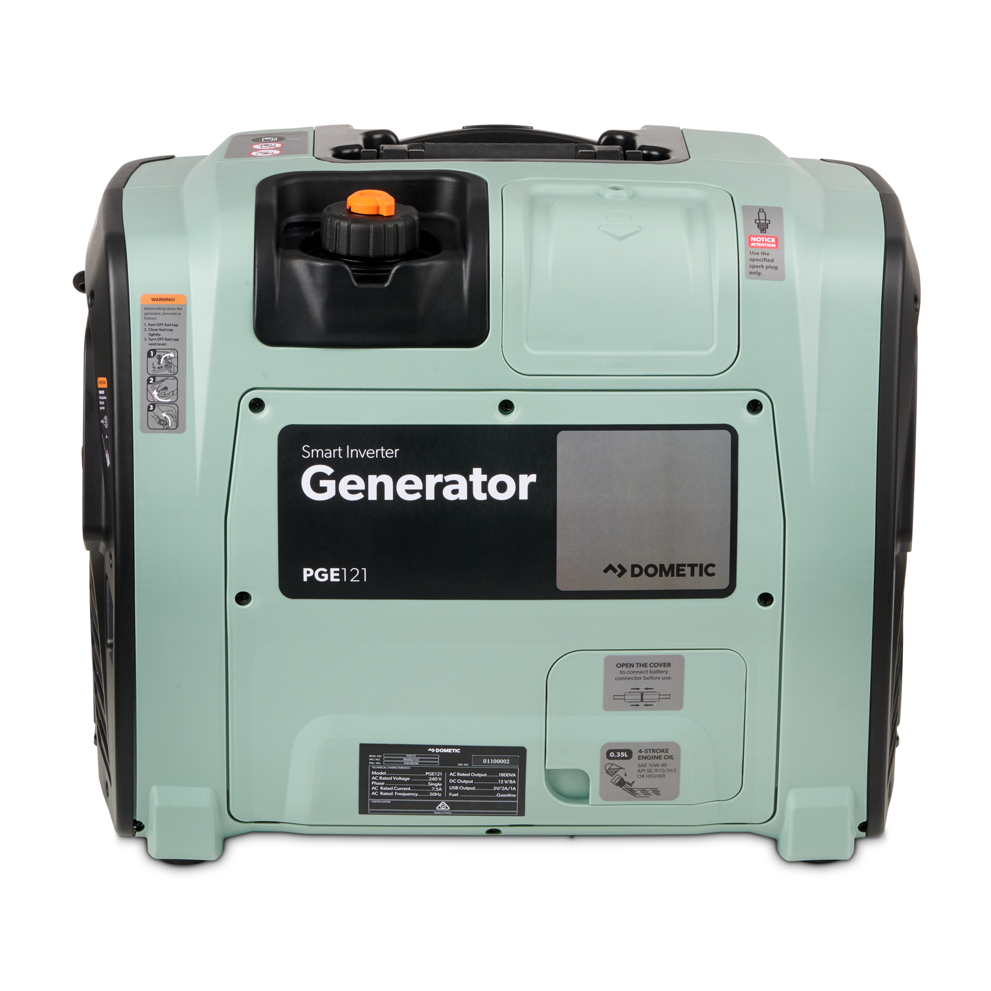 Dometic PGE121 Portable Smart Inverter Generator 2100 VA