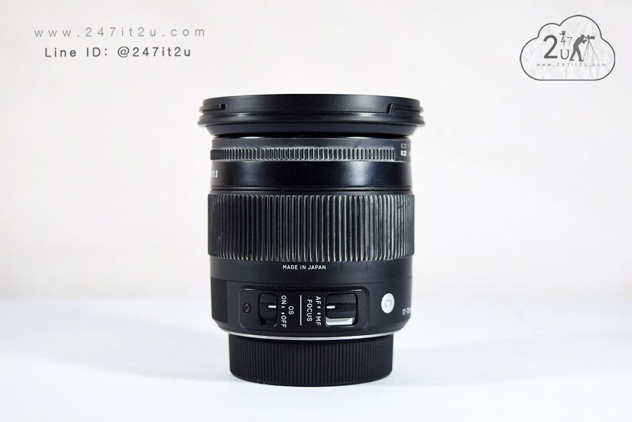เลนส์ sigma 17-70mm f2.8-4 DC Macro สภาพสวย For Nikon