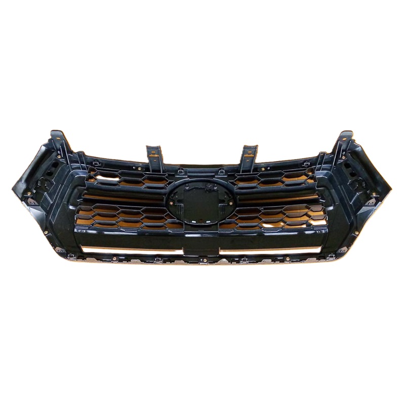 หน้ากระจัง TOYOTA REVO ROCCO(รีโว่ ร็อคโค่) สีดำ(ขอบเทา) ไม่มีโลโก้ โฉมปี2018-2019 (รหัส:REVO'18 เทา)