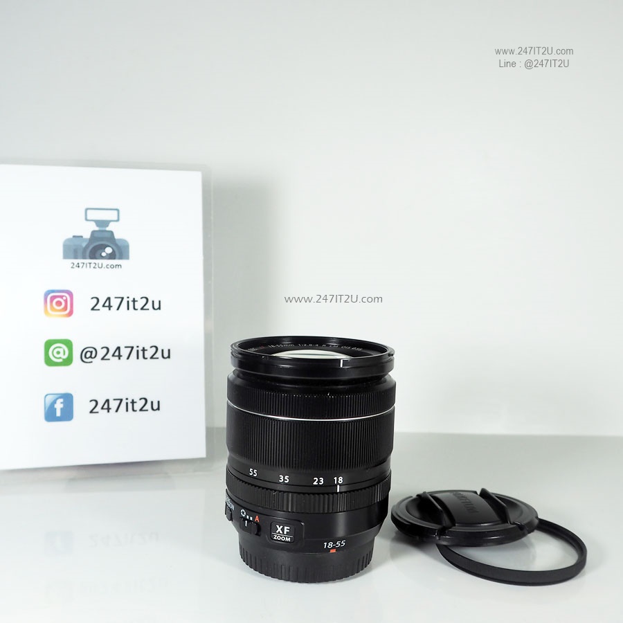 ขายเลนส์ Fujinon XF 18-55mm f2.8-4 R LM OIS สีดำ
