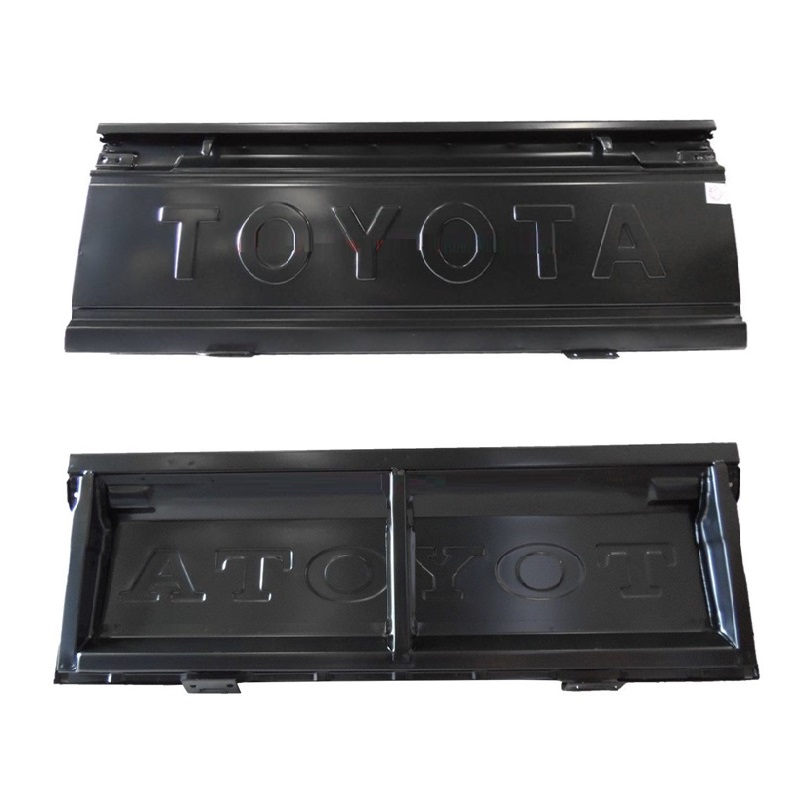 ฝาท้าย TOYOTA LN50/LN56/LN65(ฮีโร่) 1ชั้น(ไม่มีฝาปิด) เหล็กดำ(หนาเทียบแท้ ไม่ทำสี) -กรุณาเลือกแบบ-