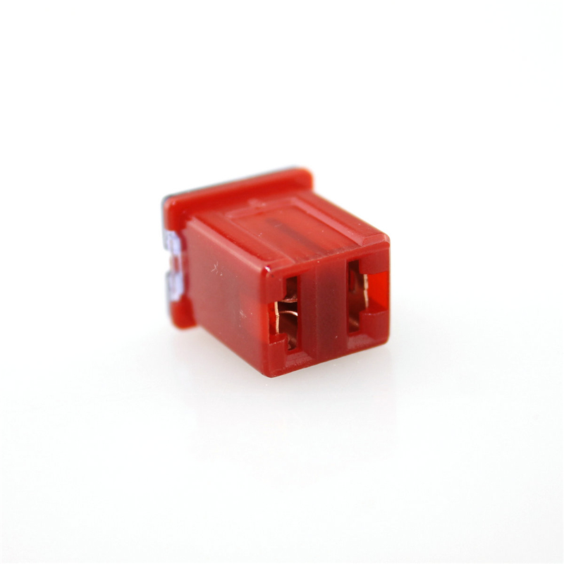 ฟิวส์เมนตัวเมีย 50 แอมป์ สีแดง RED ทรงยาว กว้าง 14.3 x ยาว 27 x ฐานกว้าง 12.3 mm FUSE MAIN
