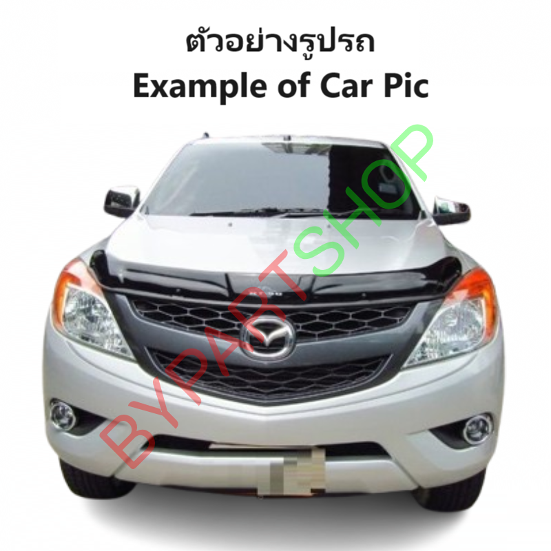 กันชนท้าย MAZDA BT50 PRO(บีที50 โปร)/THUNDER(บีทีโปร ธันเดอร์) ชุบโครเมียม ทรงศูนย์ ปี2012-2020 (ครบชุด) AC-449