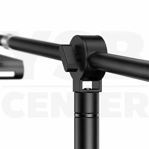 ขาตั้งมือถือ ขาตั้งแท็บเล็ต ที่ยึดมือถือ ที่ยึดแท็บเล็ต แบบตั้งพื้น ฐานแข็งแรง ปรับหมุนได้ รุ่น J1L032-L18-MT-B