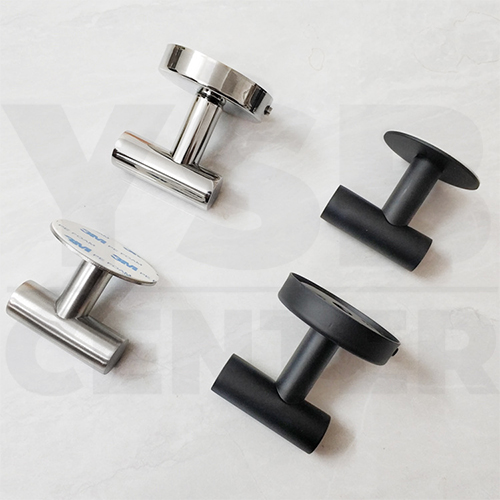 ตะขอแขวน ติดผนัง สแตนเลส ติดผนังไม่เป็นรอย ผลิตจากสแตนเลส เกรด 304 (แพ็ค2 ชิ้น) แบบติดผนัง