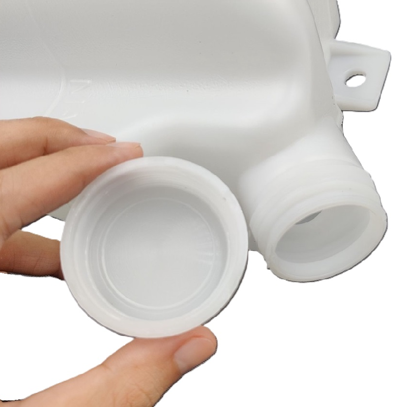 กระป๋องพักน้ำรถ/กระปุกพักน้ำ ISUZU NPR/NQR/NMR/NMP 130แรง พร้อมฝา+สายยาง ปี2004-2015 (รหัส:J93)