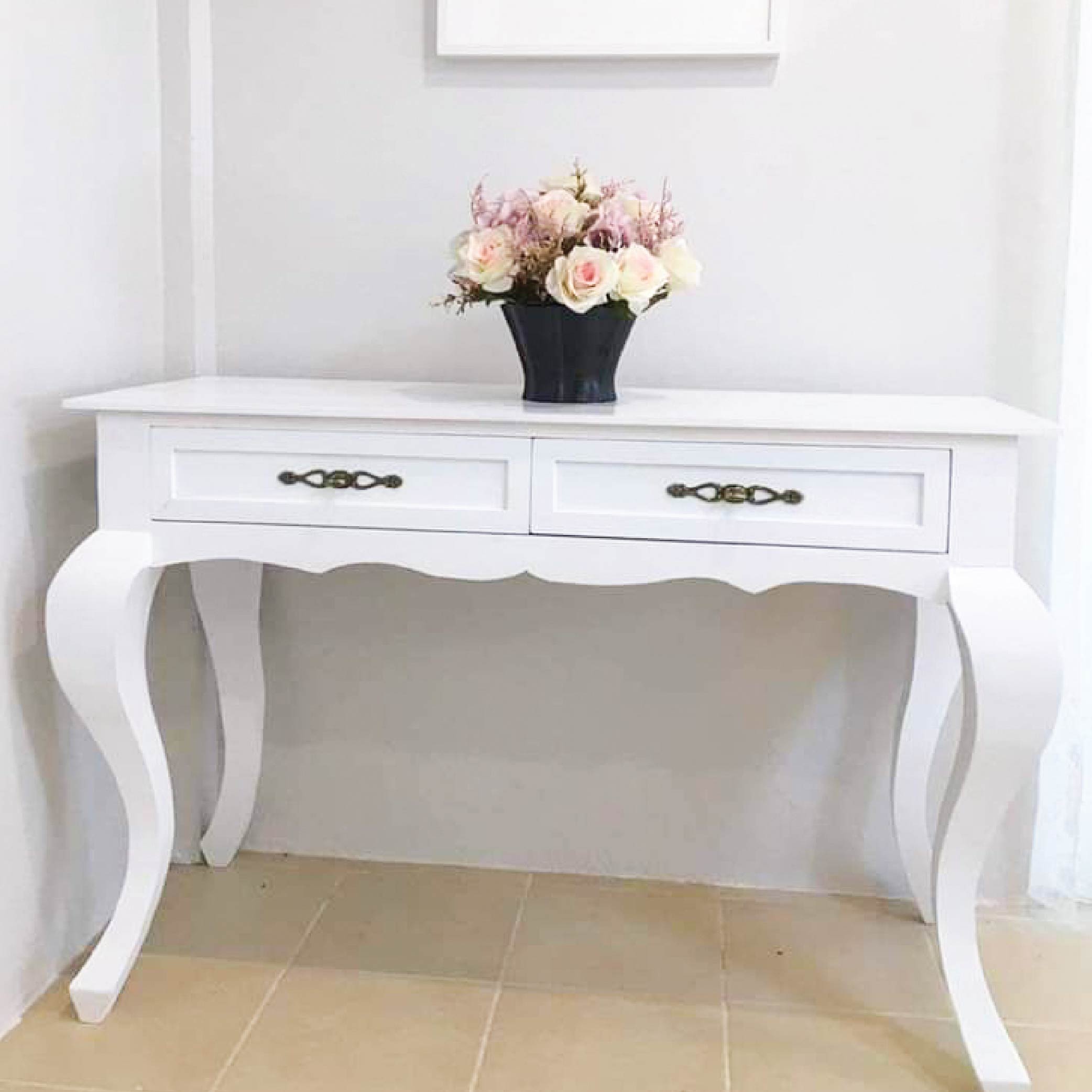 โต๊ะคอนโซล โต๊ะวินเทจ โต๊ะสไตล์มินิมอล สวยหรูทันสมัย พร้อมลิ้นชัก PT008 - PT009