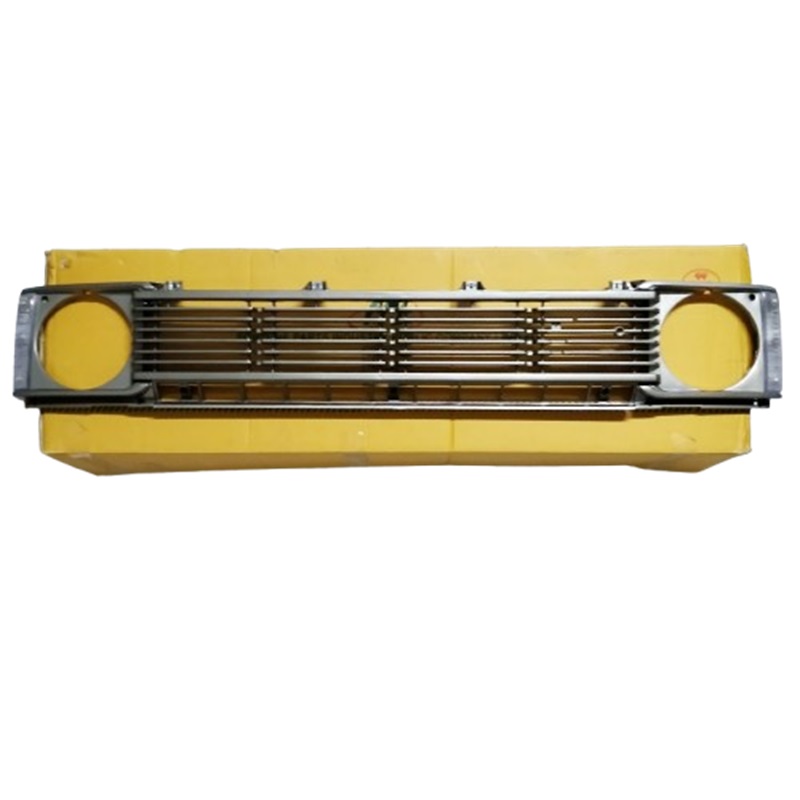 หน้ากระจัง TOYOTA LN30/RN30 รุ่นไฟกลม พร้อมขอบไฟ ครบชุด สีเทา(ตามรูป) ไม่มีโลโก้ ปี1978-1983 (รหัส:RN30+ขอบคู่)