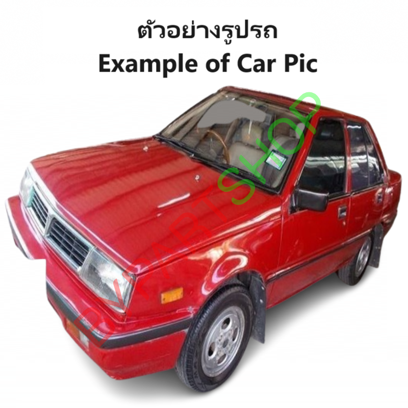 กระจกมองข้าง MITSUBISHI LANCER CHAMP2-3(มิตซู แชมป์2-3) รุ่นปรับมือ(ปรับใน) สีดำ ปี1988-1991 -ราคาต่อข้าง-