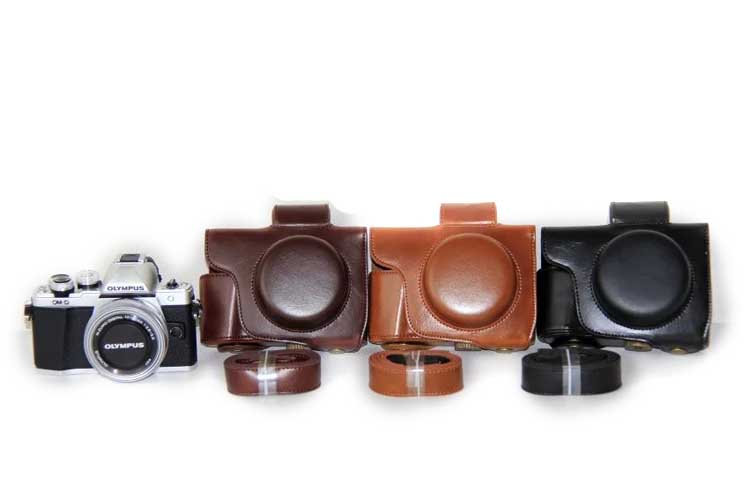 Bag Leather Case For olympus EM10 II