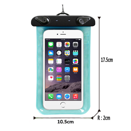 ซองมือถือกันน้ำ สำหรับมือถือ กันน้ำในระดับน้ำลึก 20 เมตร มีสายรัดข้อมือ