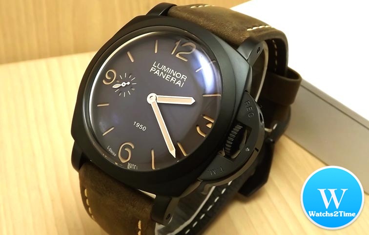 นาฬิกา Panerai Luminor 1950 PVD BLACK VINTAGE 47mm.