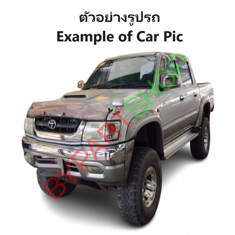 คิ้วใต้หน้ากระจัง/คิ้วใต้ไฟหน้า TOYOTA D4D(ดีโฟร์ดี)/SPORT CRUISER(ครุยเซอร์) ปี2001-2004 (เหล็กดำ) -กรุณาเลือกชิ้นส่วน-