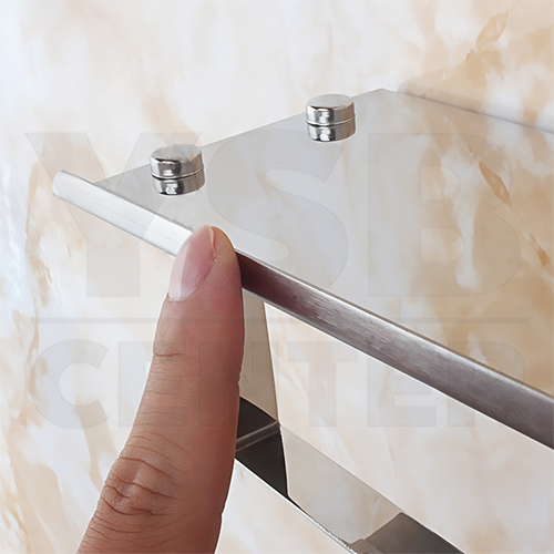 ที่ใส่กระดาษทิชชู สแตนเลส304 พร้อมที่วางมือถือ ในห้องน้ำ รุ่น C1M051-SUS304-K23