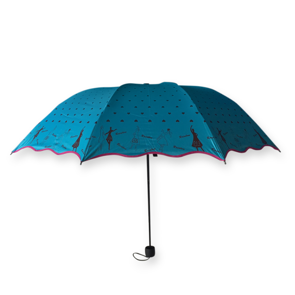 ร่มโค้งแฟชั่น ยูวีดำ รหัส 8036