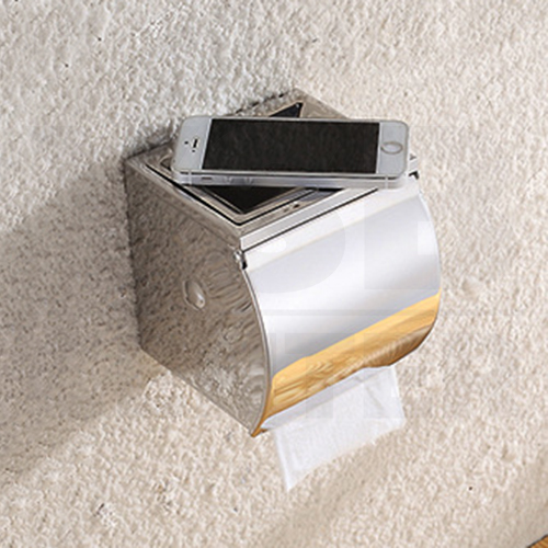 CASSA กล่องใส่กระดาษทิชชู พร้อมที่เขี่ยบุหรี่ ในห้องน้ำ แสตนเลส304 รุ่น C1M050-SUS304-8112