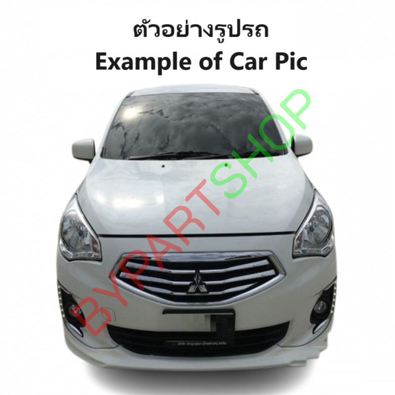 หน้ากระจัง MITSUBISHI ATTRAGE(แอททราจ) โฉมแรก ชุบโครเมียม ไม่มีโลโก้ ปี2013-2018 (รหัส:ATTRAGE'14)