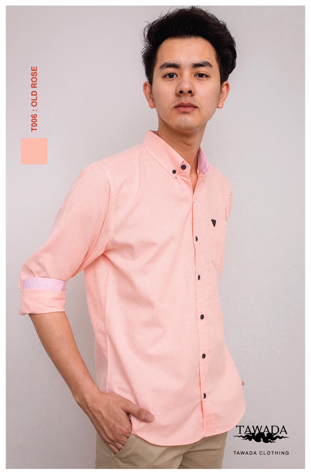 T006 สีโอรส STANDARD SLIM-FIT