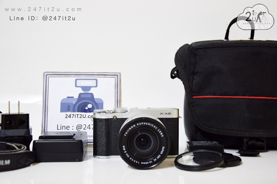 กล้อง Fujifilm X-A2 + เลนส์ 16-50 mm สีเงิน