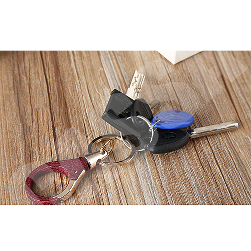 JOBON พวงกุญแจ เกรดพรีเมี่ยม 2 ห่วงคู่ แบบกลม สวยหรูสไตล์ Loft