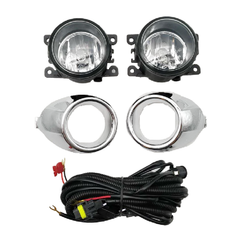 ไฟตัดหมอก/ไฟสปอร์ตไลท์ FORD FIESTA(เฟียสต้า) ฝาครอบชุบโครเมียม ปี2009-2012 (ครบชุด) (ประกัน 6เดือน) (รหัส:FD355)