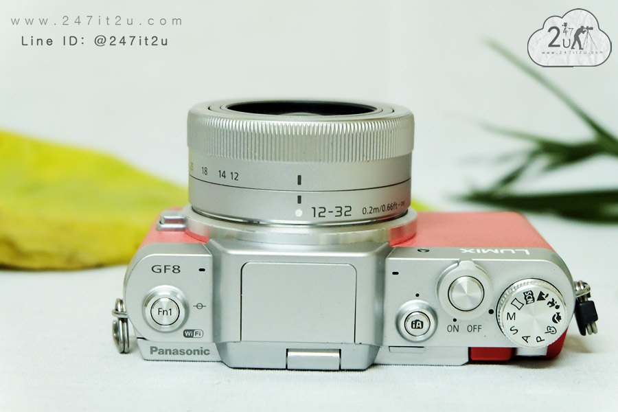 กล้อง Panasonic GF8 สีชมพู +เลนส์ 12-32mm สีชมพู