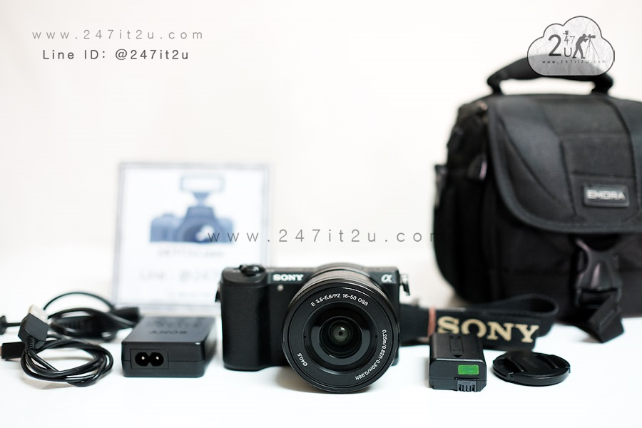 กล้อง Sony A5100 +เลนส์ 16-50mm สีดำ