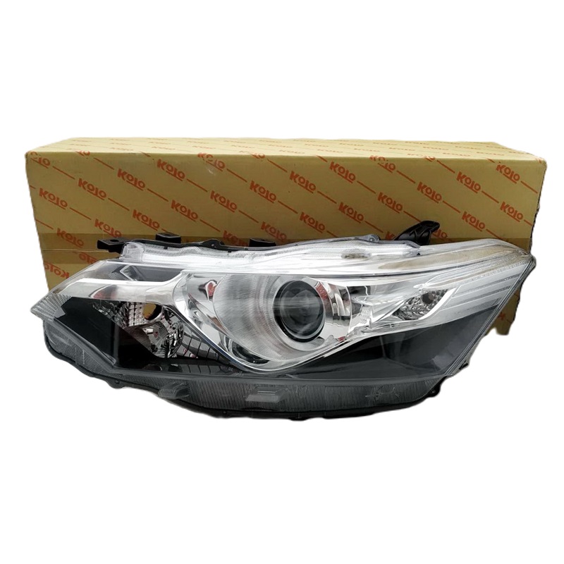 ไฟหน้า TOYOTA VIOS(วีออส) Gen3 รุ่น PROJECTOR(โปรเจคเตอร์) โคมขาว ปี2013-2016 (งานแท้ TYC) -ราคาต่อดวง-